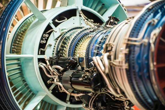 internal workings of a jet turbine